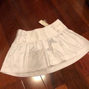BNWT white Arden B mini skirt